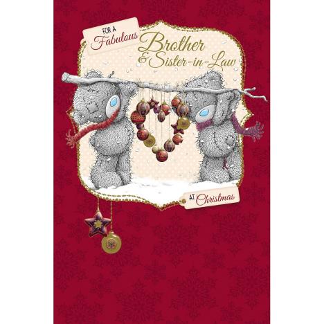 Brother And Sister In Law Me to You Bear Christmas Card £2.49